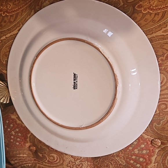 11" Italy L.V. vintage Tulip retired Plate Design Lillian Vernon. ... No Fan - Picture 8 of 12